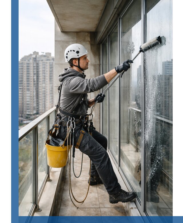 Профессиональная мойка балконного остекления в Дальнереченске