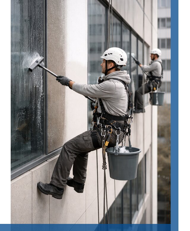 Мойка фасадов зданий в Дальнереченске под ключ от 357 р. | ВЫСОТНИК-Длн