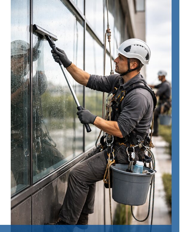 Мойка стеклянных фасадов в Дальнереченске от 204 р. | ВЫСОТНИК-Длн