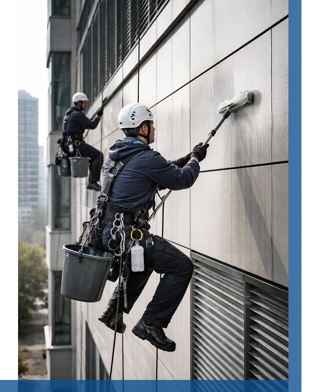 Мойка вентилируемого фасада в Дальнереченске от 255 р. | ВЫСОТНИК-Длн