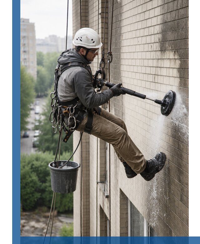 Очистка фасада от копоти в Дальнереченске профессионально и безопасно