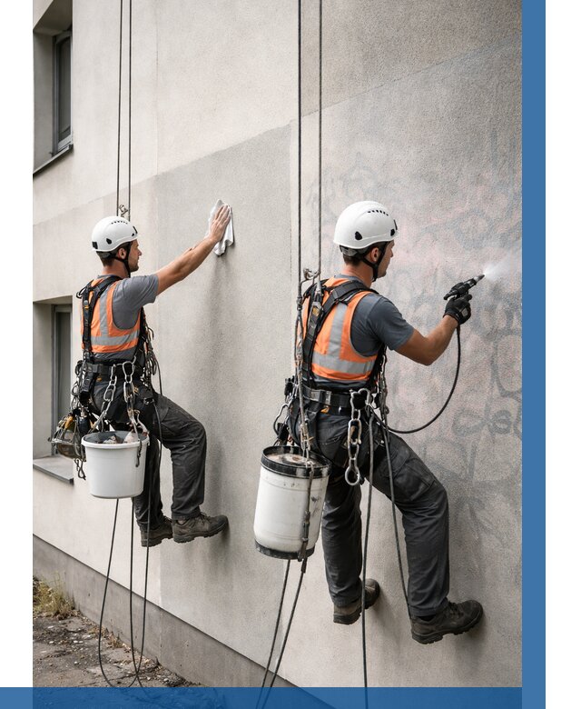 Антиграффити покрытие фасада в Дальнереченске от 611 р. | ВЫСОТНИК-Длн