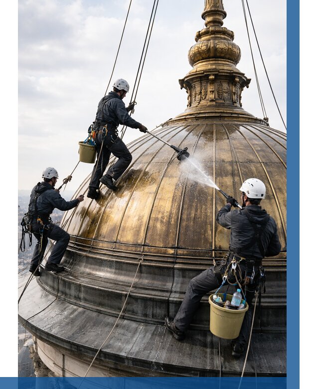 Мойка куполов и шпилей в Дальнереченске от 8152 р. - заказать | ВЫСОТНИК-Длн