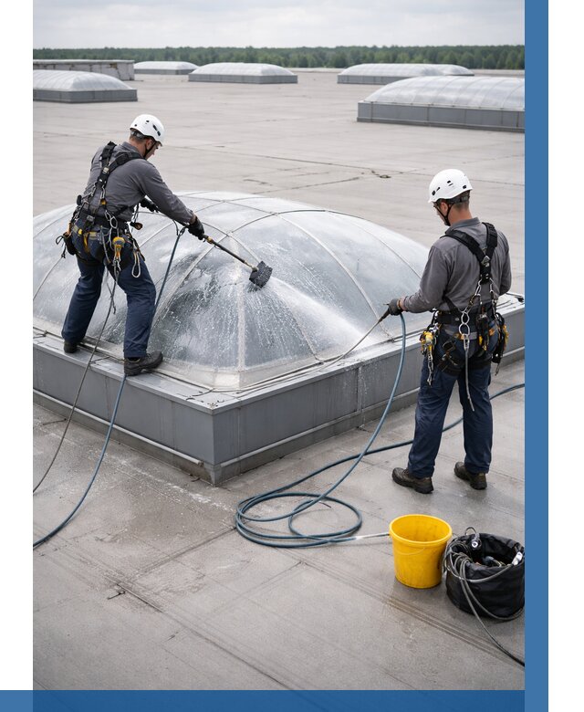 Мойка зенитных фонарей в Дальнереченске, заказать от 4586 р. | ВЫСОТНИК-Длн