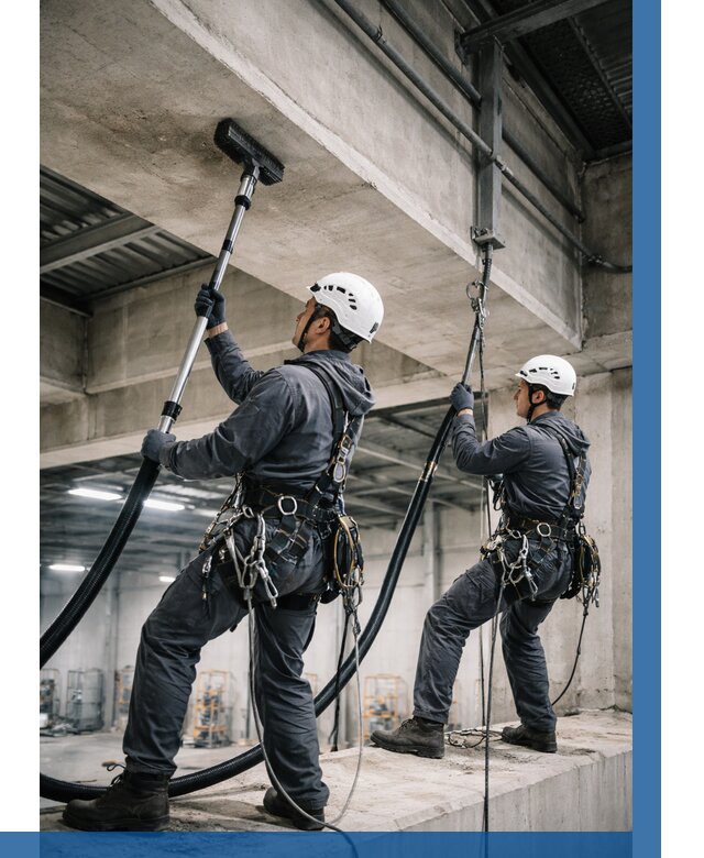 Обеспыливание потолочных конструкций в Дальнереченске от 255 р. |ВЫСОТНИК-Длн