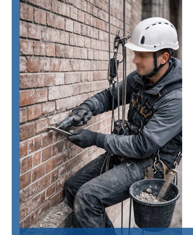 Расшивка кирпичных швов фасадов и стен, ремонт в Дальнереченске