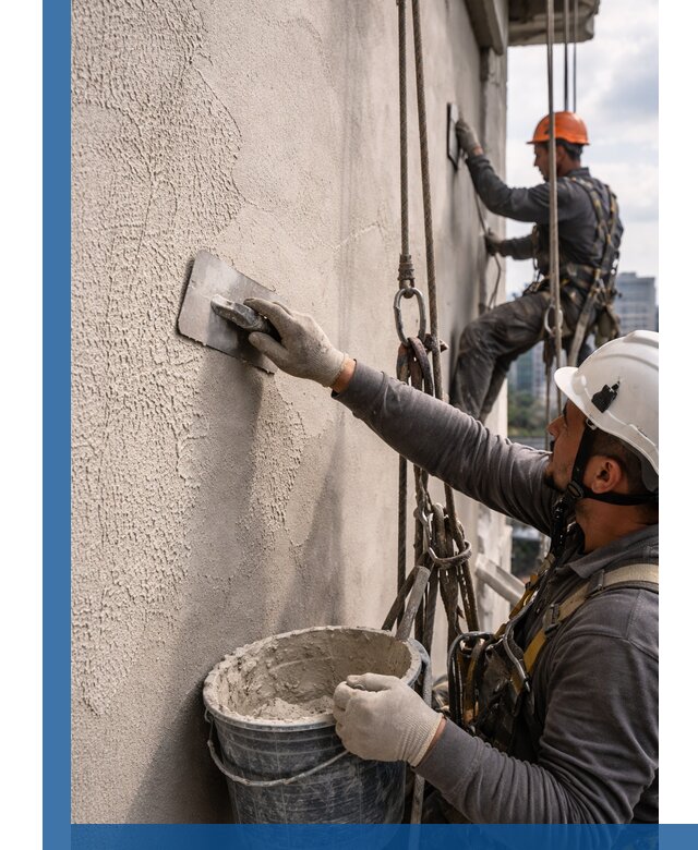 Декоративная штукатурка фасада с утеплением и защитой в Дальнереченске