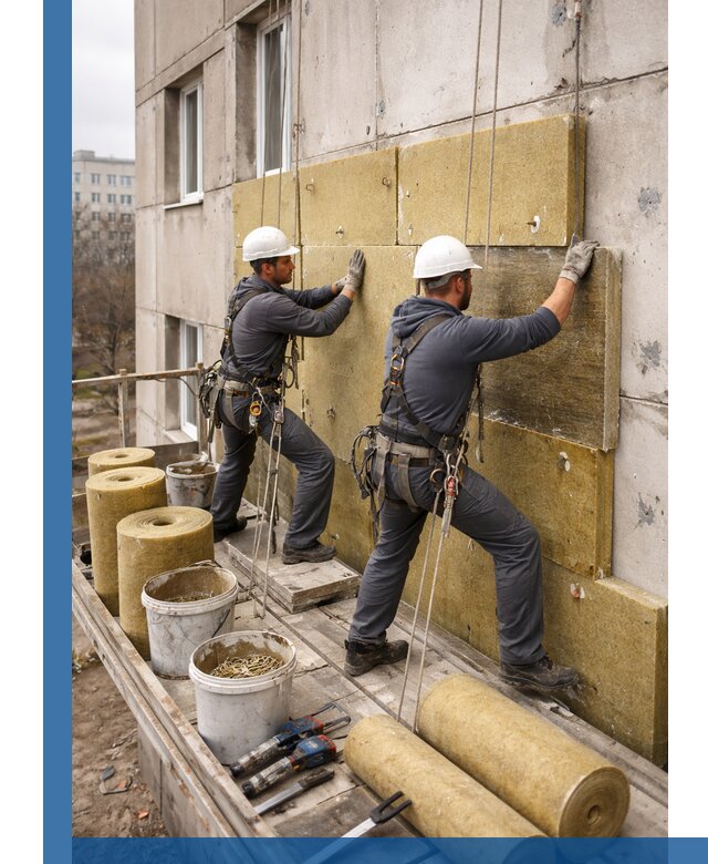 Утепление фасада минватой в Дальнереченске под ключ с гарантией