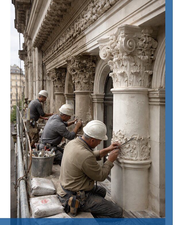 Реставрация фасадной лепнины в Дальнереченске от 2548 р. | ВЫСОТНИК-Длн