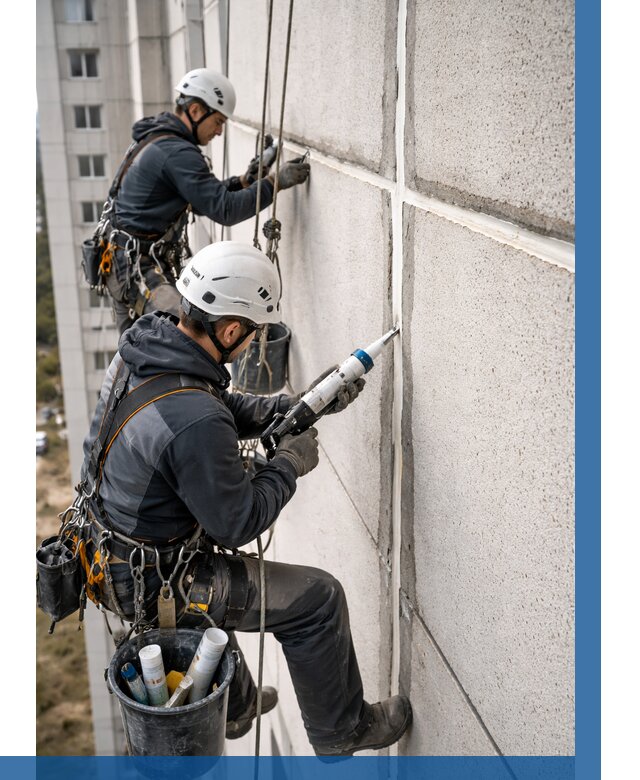 Герметизация межпанельных швов в Дальнереченске от 713 р. | ВЫСОТНИК-Длн