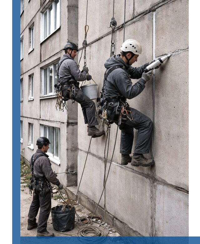 Герметизация межпанельных швов в Дальнереченске с гарантией герметичности