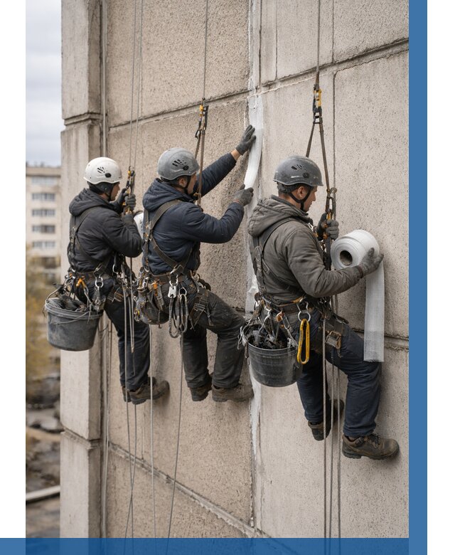 Ремонт межпанельных швов в Дальнереченске от 764 р. | ВЫСОТНИК-Длн