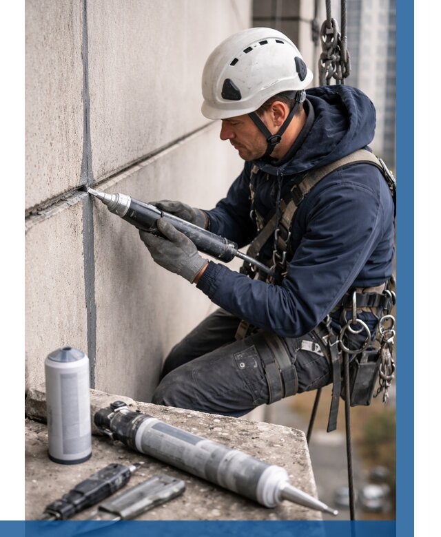 Вторичная герметизация швов в Дальнереченске от 459 р. | ВЫСОТНИК-Длн