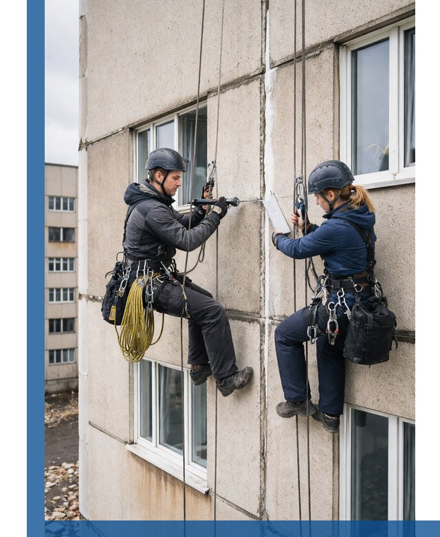Герметизация межпанельных швов тёплым швом в Дальнереченске