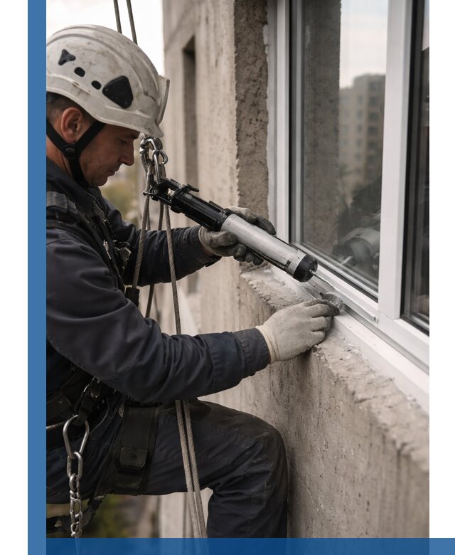 Герметизация оконных швов снаружи в Дальнереченске профессионально