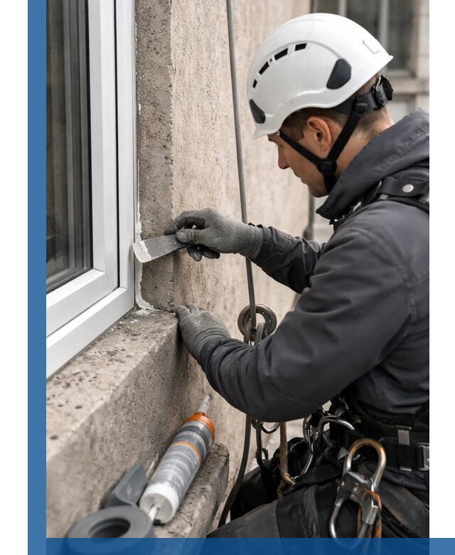 Герметизация монтажных швов окон в Дальнереченске с гарантией качества