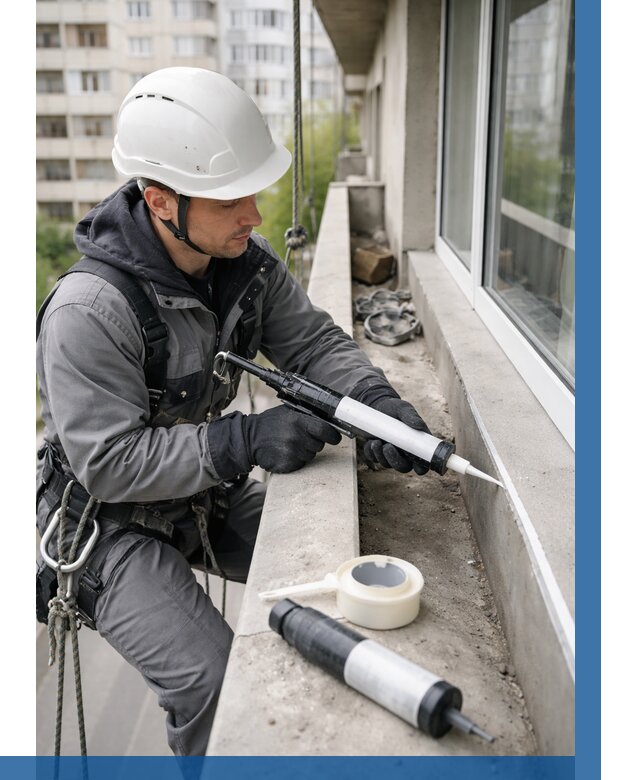 Герметизация швов лоджии в Дальнереченске от 4586 р. | ВЫСОТНИК-Длн