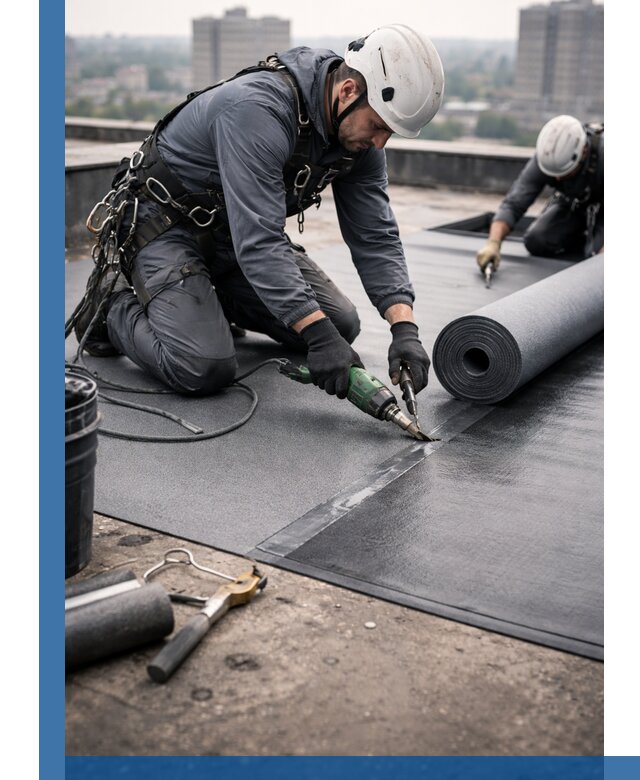 Ремонт мягкой кровли в Дальнереченске с выездом промальпинистов