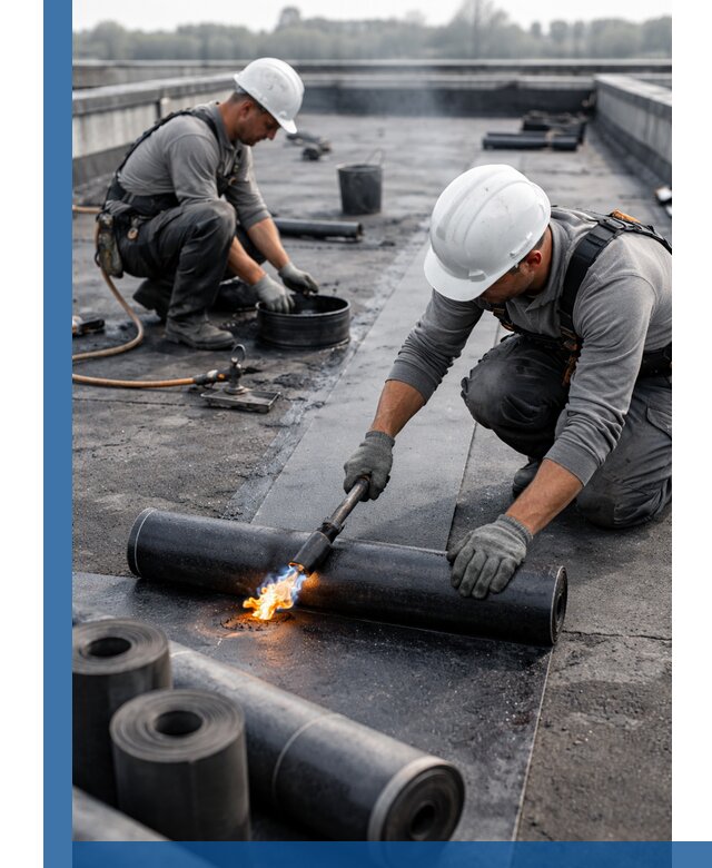 Ремонт рулонной кровли в Дальнереченске герметизация и восстановление