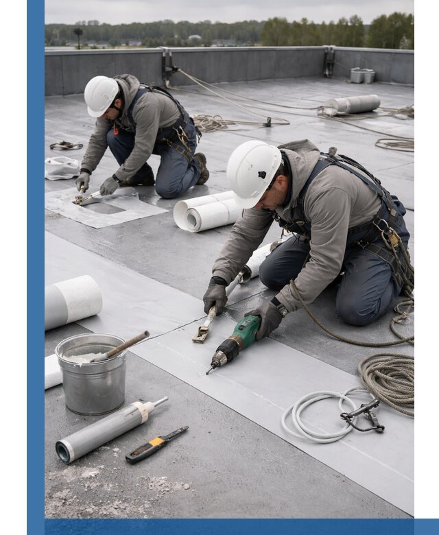 Ремонт мембранной кровли в Дальнереченске качественно и с гарантией