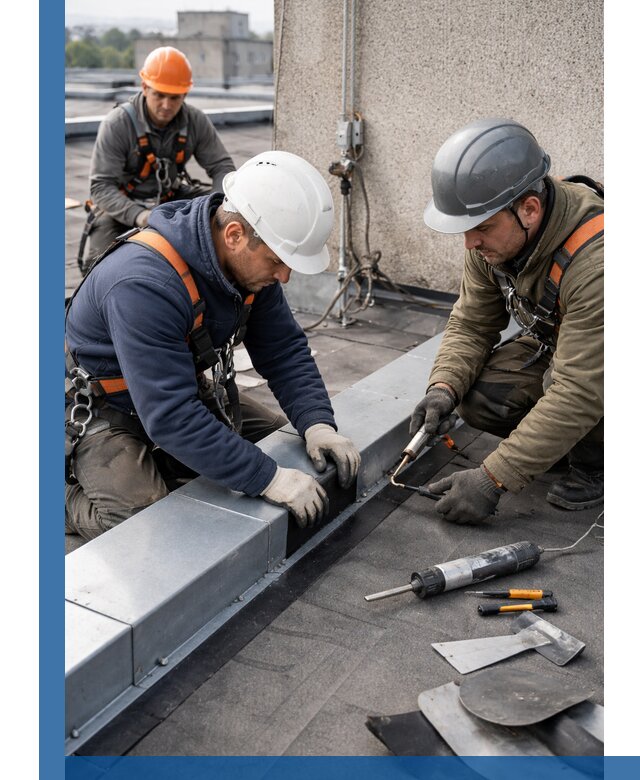 Ремонт кровельных примыканий в Дальнереченске профессионально