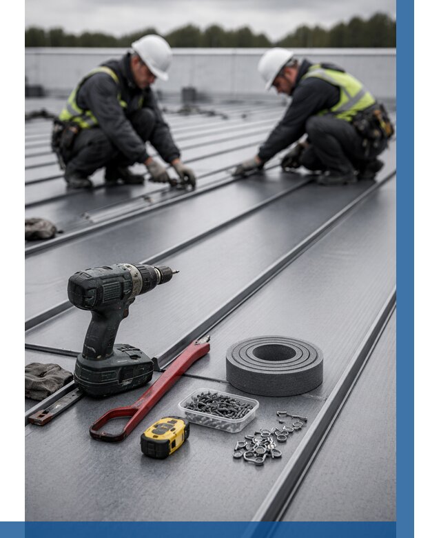 Монтаж фальцевой кровли в Дальнереченске от 1834 р. | ВЫСОТНИК-Длн