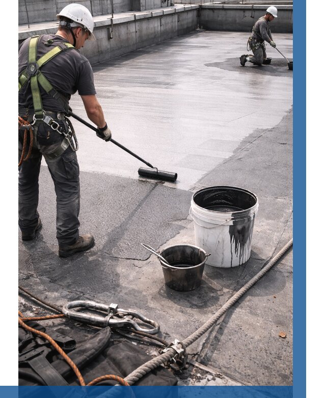 Гидроизоляция кровли жидкой резиной в Дальнереченске от 510 р. | ВЫСОТНИК-Длн