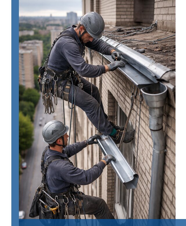 Ремонт водосточных желобов в Дальнереченске, быстро и качественно
