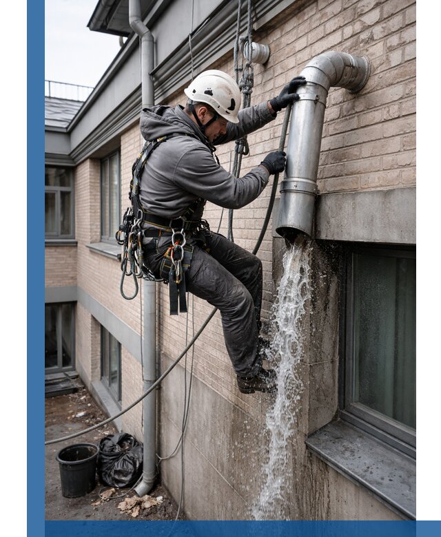 Профессиональная прочистка водосточных труб в Дальнереченске с гарантией