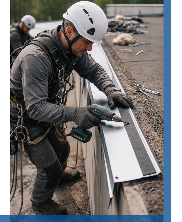 Монтаж капельника на кровле в Дальнереченске от 306 р. | ВЫСОТНИК-Длн