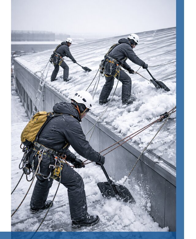 Очистка навесов от снега в Дальнереченске от 4586 р. | ВЫСОТНИК-Длн