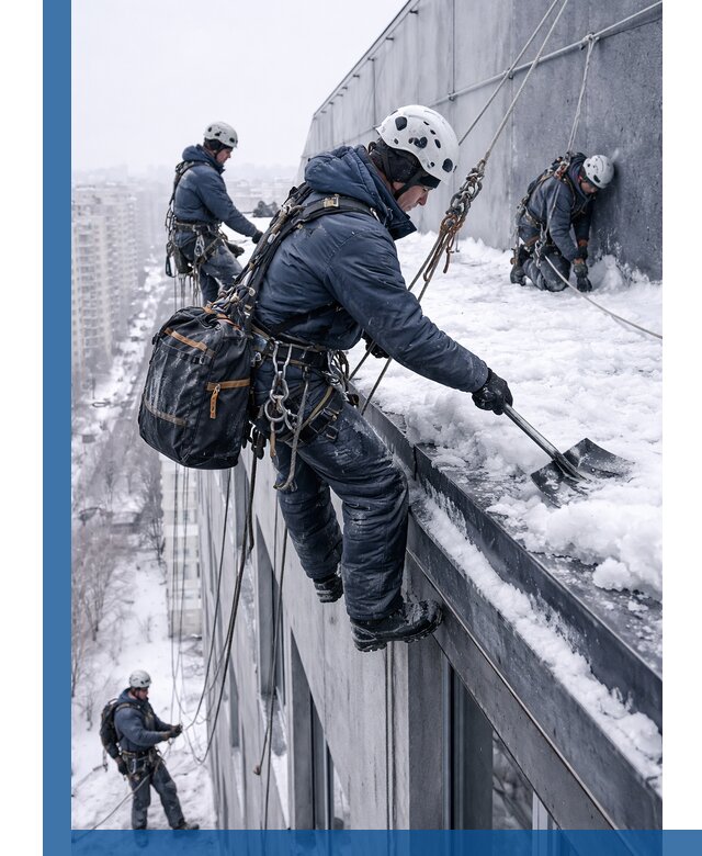 Абонентское обслуживание кровли зимой в Дальнереченске регулярный уход