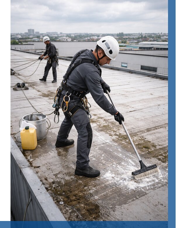 Очистка крыши по графику в Дальнереченске от 7643 р. | ВЫСОТНИК-Длн