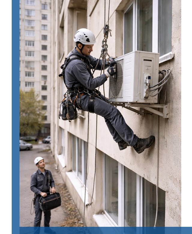 Демонтаж внешнего блока кондиционера в Дальнереченске профессионально