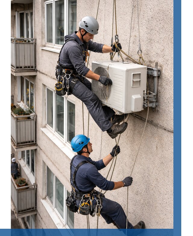 Перенос внешнего блока кондиционера в Дальнереченске от 9171 р.| ВЫСОТНИК-Длн