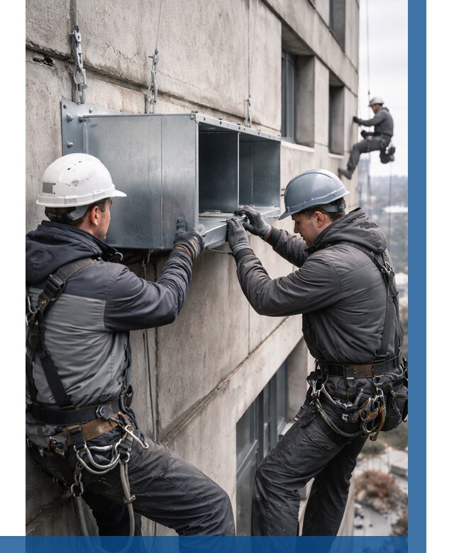 Монтаж вентиляционных коробов в Дальнереченске от 3057 р. | ВЫСОТНИК-Длн