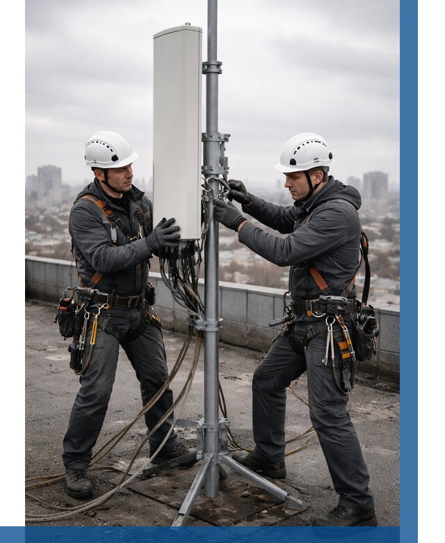 Монтаж антенн связи на крыше в Дальнереченске от 8662 р. | ВЫСОТНИК-Длн