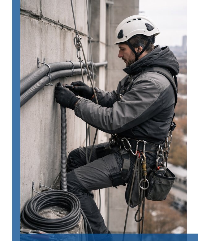 Профессиональный монтаж гофры для кабеля в Дальнереченске с гарантией