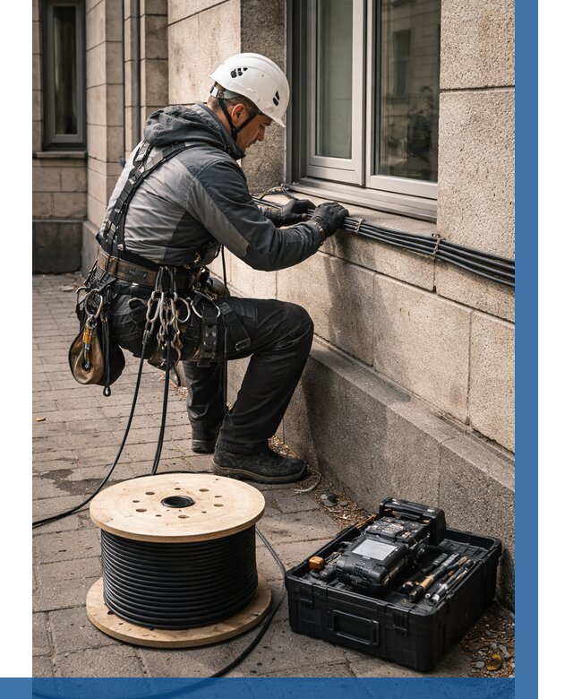 Прокладка оптоволоконного кабеля в Дальнереченске от 815 р. | ВЫСОТНИК-Длн