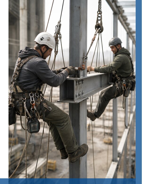 Монтаж металлоконструкций на высоте в Дальнереченске от 3567 р. | ВЫСОТНИК-Длн