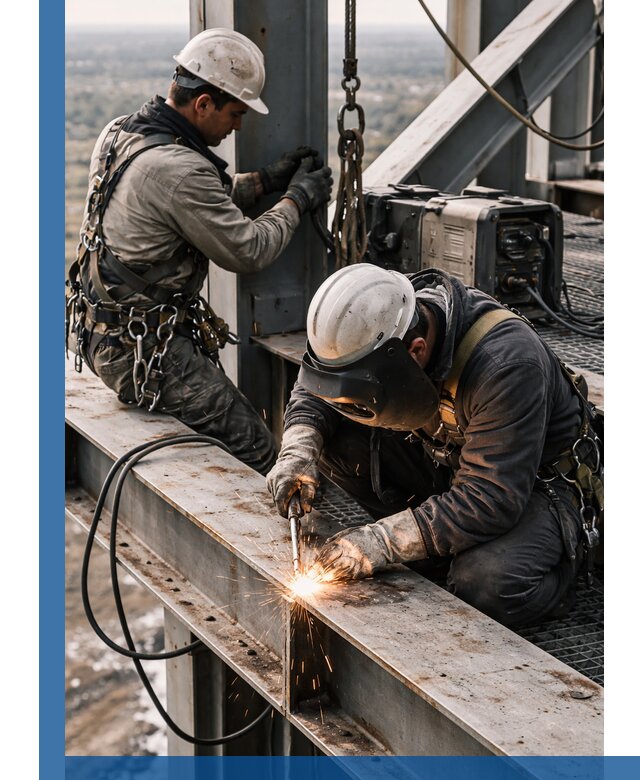 Высотные сварочные работы в Дальнереченске для промышленных объектов