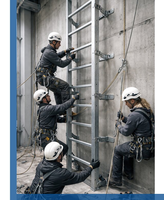 Монтаж металлических лестниц в Дальнереченске под ключ со гарантией