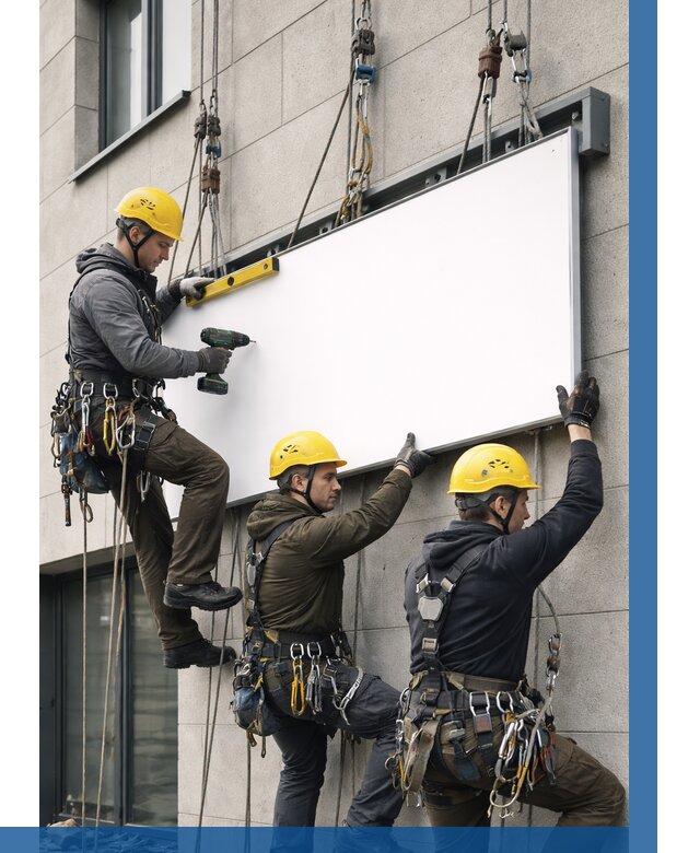 Монтаж рекламной вывески в Дальнереченске от 8152 р. | ВЫСОТНИК-Длн