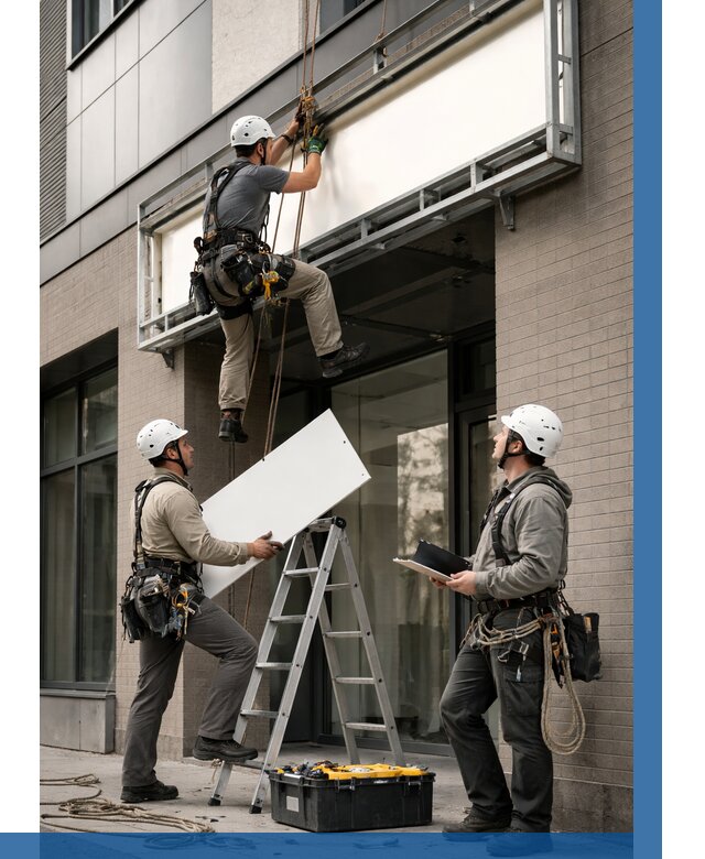 Монтаж светового короба в Дальнереченске от 6624 р. | ВЫСОТНИК-Длн