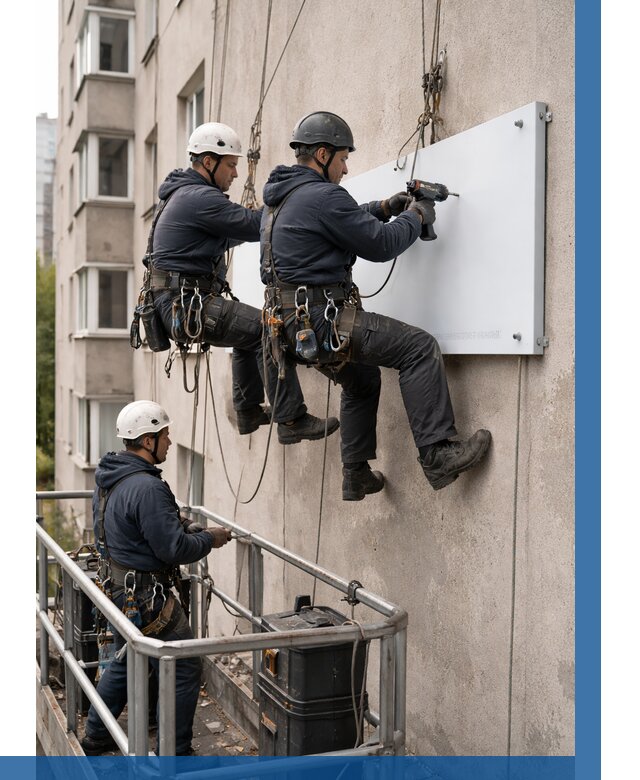 Монтаж табличек и указателей в Дальнереченске от 3567 р. | ВЫСОТНИК-Длн