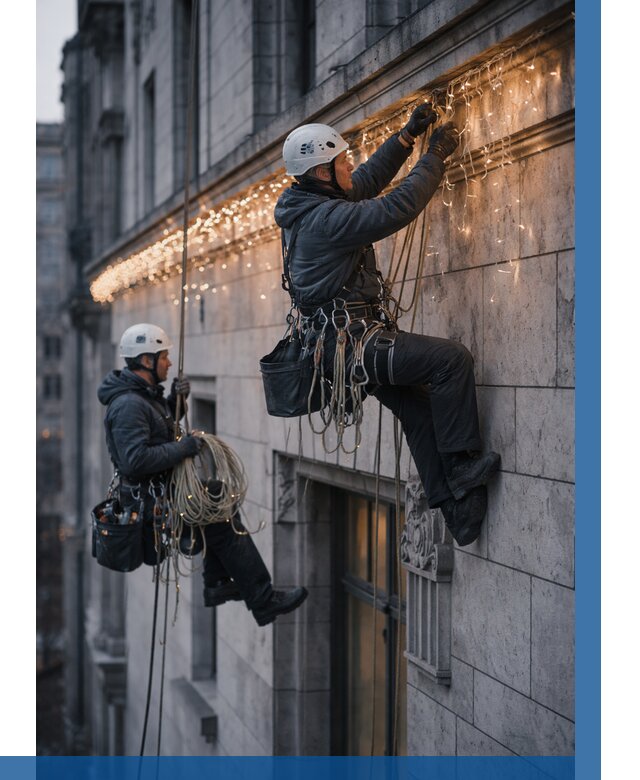 Монтаж новогодней иллюминации в Дальнереченске от 8662 р. | ВЫСОТНИК-Длн