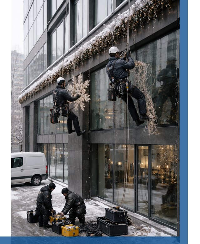 Демонтаж новогоднего оформления в Дальнереченске от 5605 р. | ВЫСОТНИК-Длн