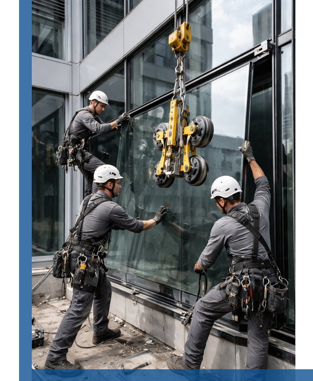 Структурное остекление фасадов в Дальнереченске монтаж и обслуживание