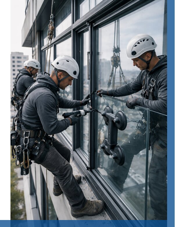 Витражное остекление зданий в Дальнереченске от 3567 р. | ВЫСОТНИК-Длн