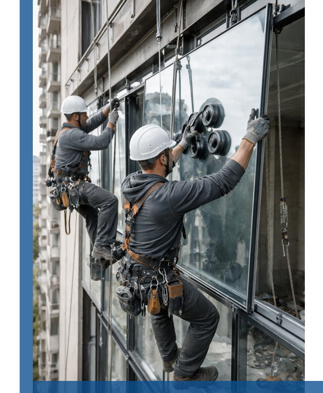 Витражное остекление фасадов и лоджий в Дальнереченске под ключ